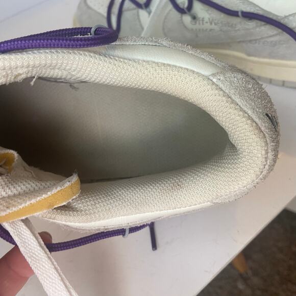 Nike Off White X Dunk Low Lot 18 Of 50 Shoes Men's Size 10 - Picture 12 of 14